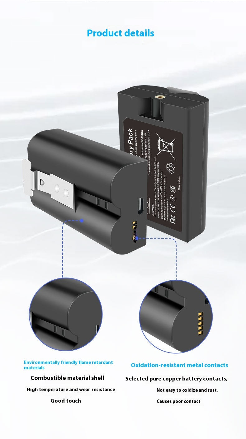 V4 Doorbell Battery SM002 VIDEO SOEBLELL