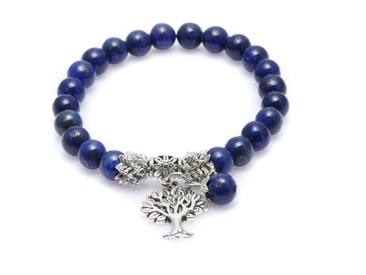 Yoga-Supreme Lapis Lazuli Tree Of Life Bracelet