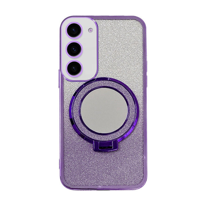 Applicable Phone Case Magnetic Mirror Bracket Protective Sleeve