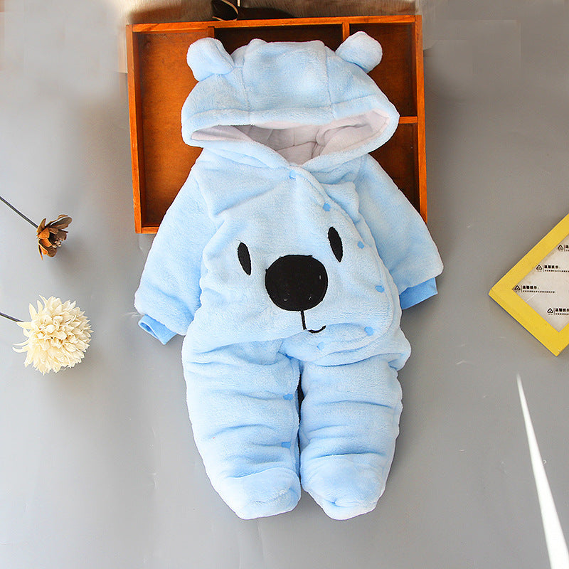 Cute Winter Bear Baby Romper