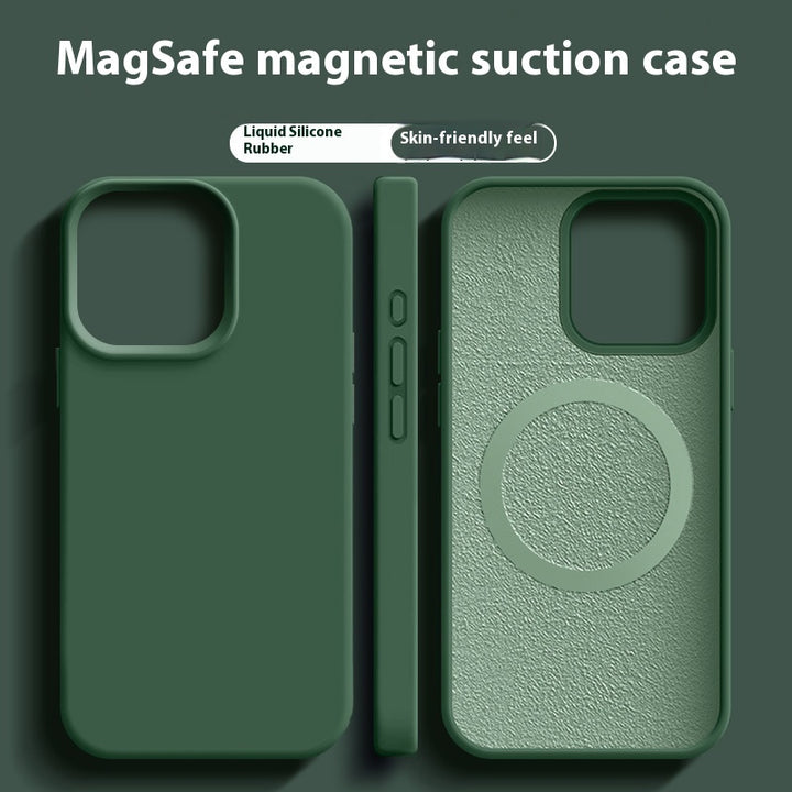 Phone Case Magnetic Liquid Silicone