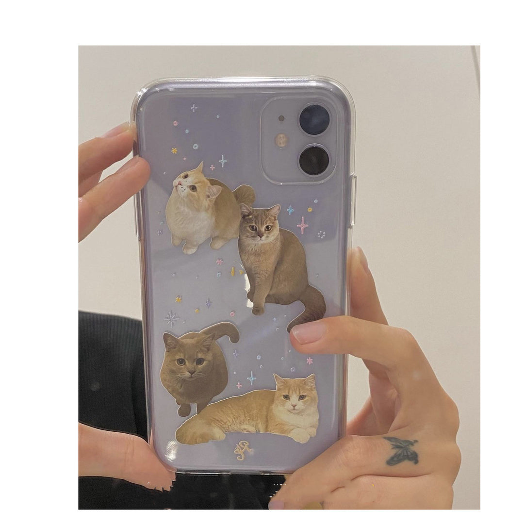 Cat Master Mobile Phone Case Transparent