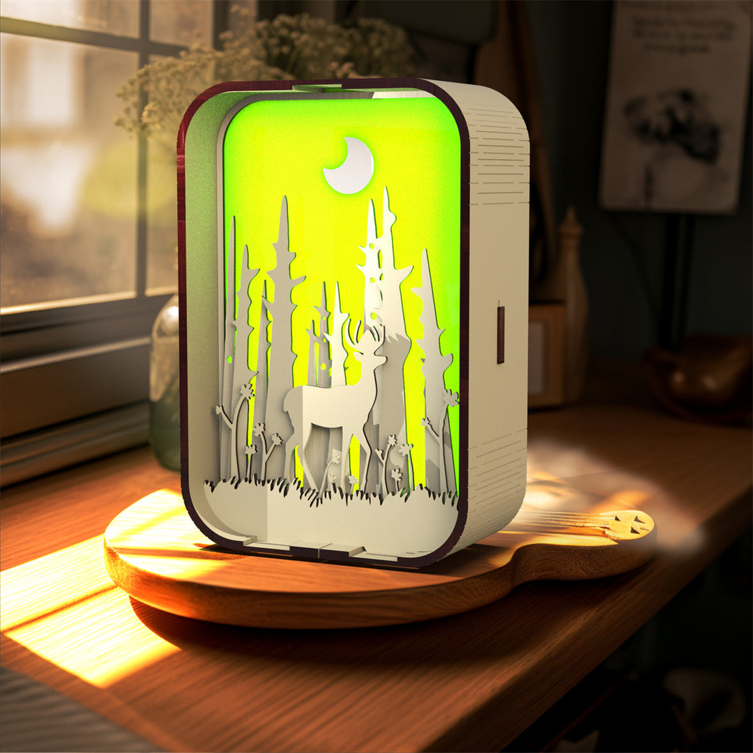 Lumină de lemn Light Creative Cadou Minimalist Noptieră Lumină Lumină Lumină Decorare Desktop Cadou de ziua de naștere