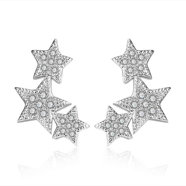 Women's Fashion Fine Zircon-embedded Earrings