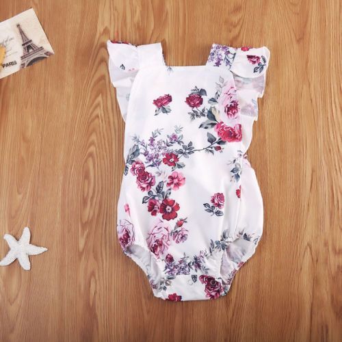 Martina Floral Romper Girls