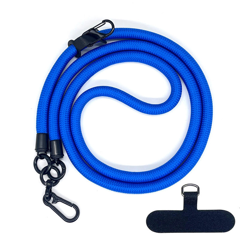 10 mm Climbing Rope Telefon mobil Garnitură Lankard Garnitură reglabilă Crossbody Telefon mobil curea cu Curea de cameră cu curea de cameră anti-pierdere a gâtului