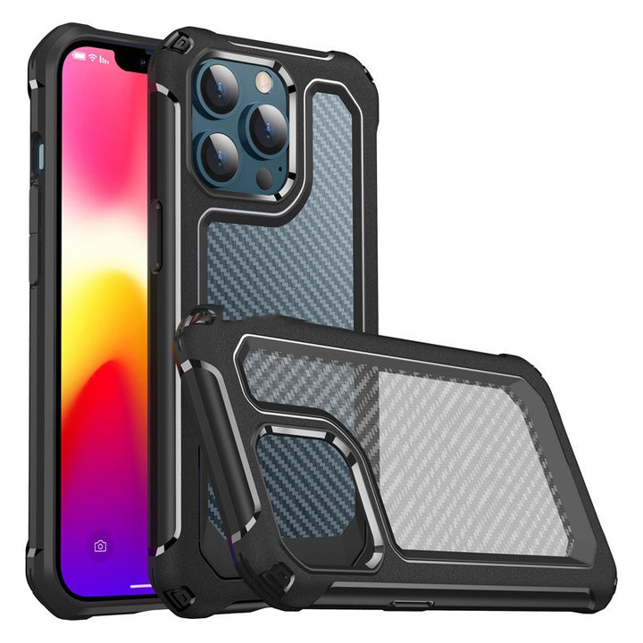 Carbon Fiber Pattern Shatter-resistant Mobile Phone Case