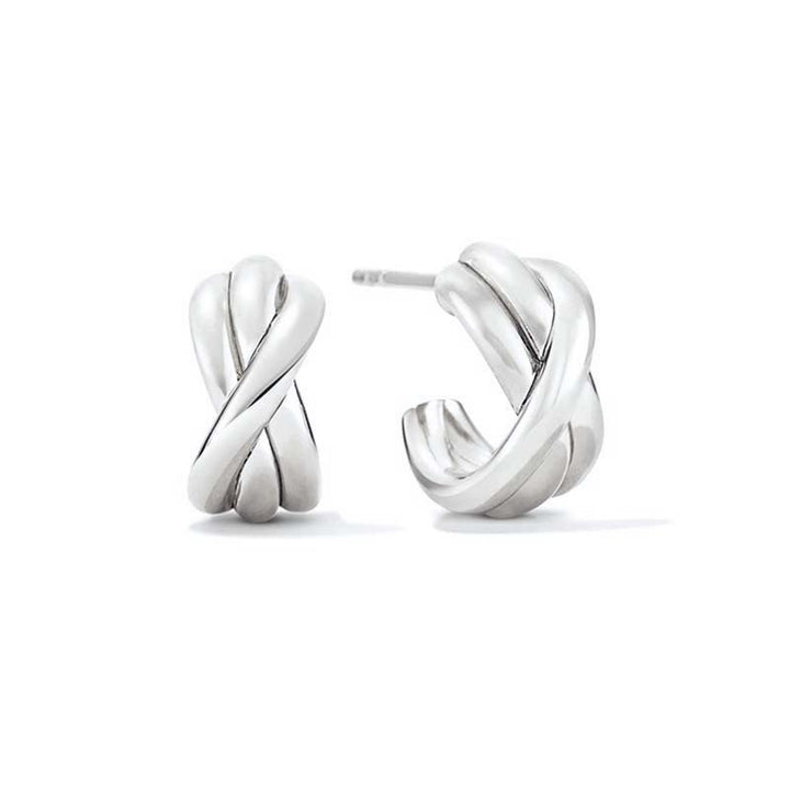 Cross Wrap C- Shaped Earrings Female