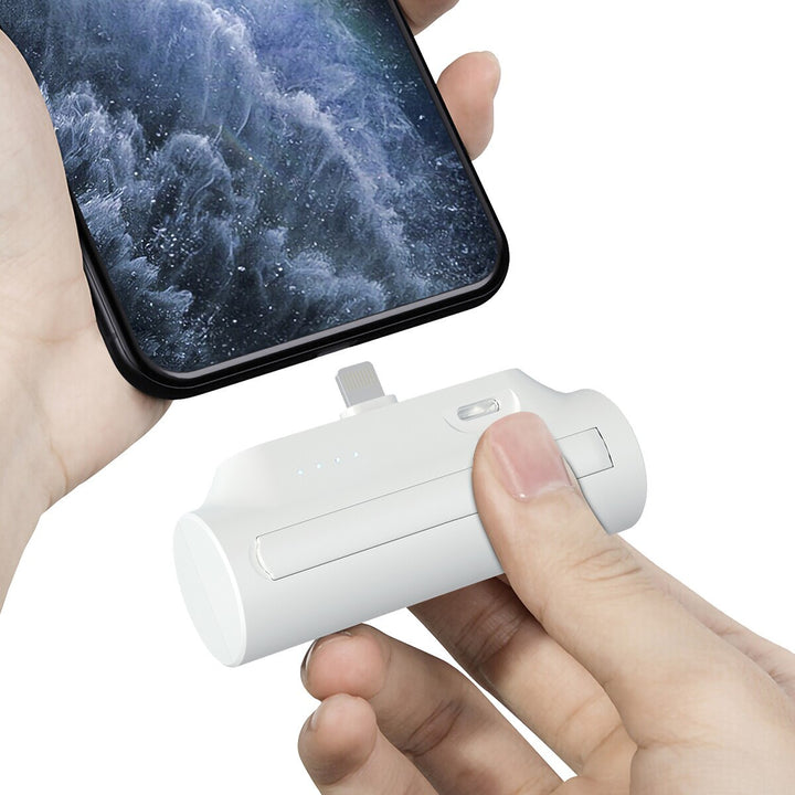 Mini Capsule Charging Treasure Tail Plug Portable