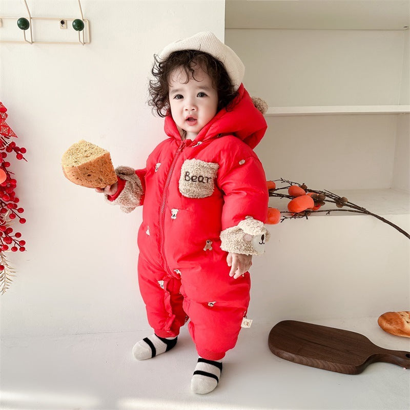 Baby Winter Clothes Velvet Padded Coat