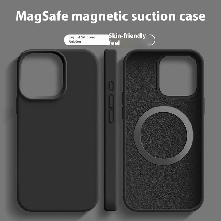 Phone Case Magnetic Liquid Silicone