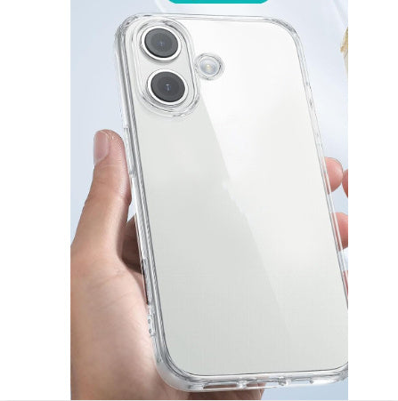 Carcasă de telefon complet transparentă cu gaură mare tpu coajă moale