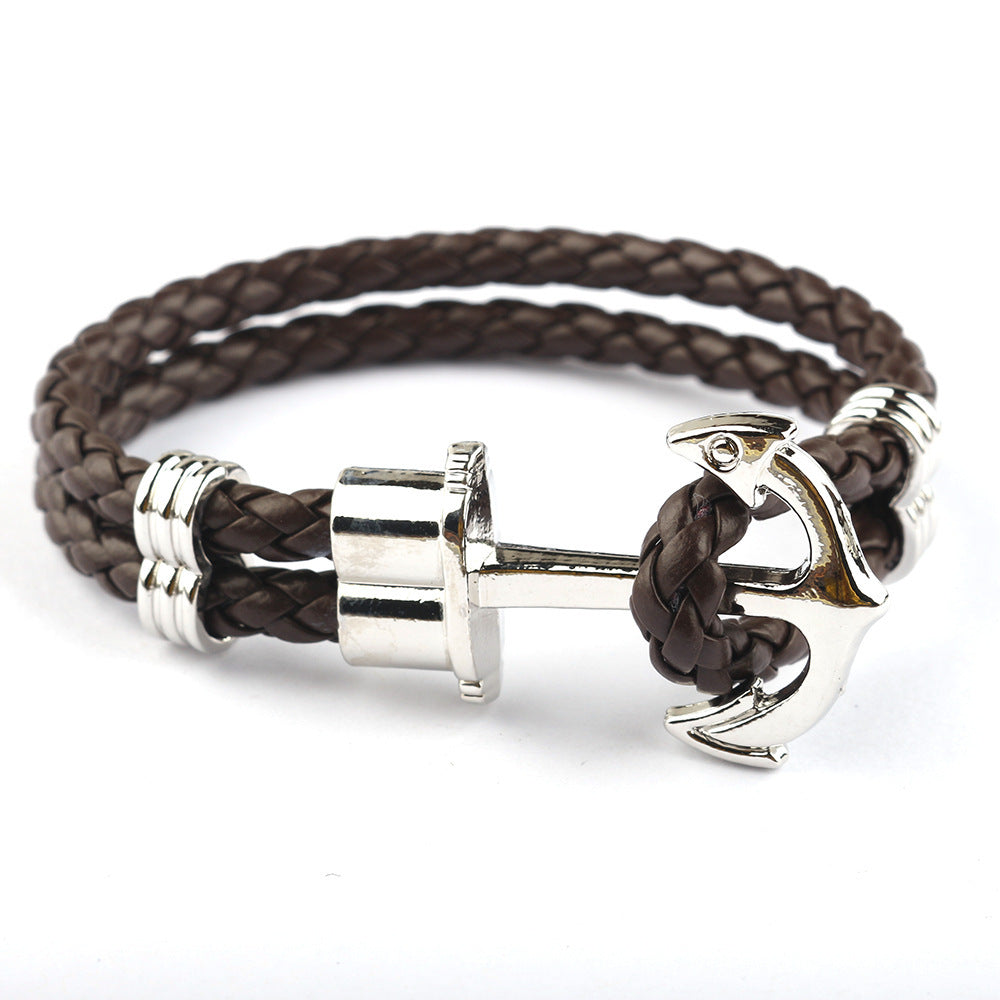 Europe And America Creative Bracelet Hand-woven Boat Anchor