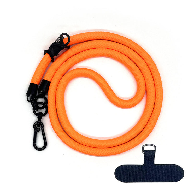 10 mm Climbing Rope Telefon mobil Garnitură Lankard Garnitură reglabilă Crossbody Telefon mobil curea cu Curea de cameră cu curea de cameră anti-pierdere a gâtului