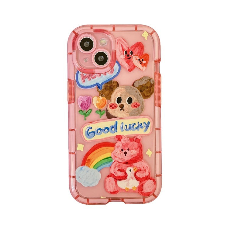 Cute Oil Painting Dog Phone Case