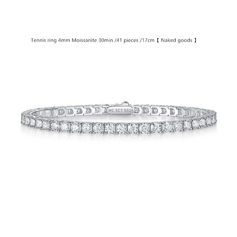 Sterling Silver D Color Moissanite Brățară pentru femei