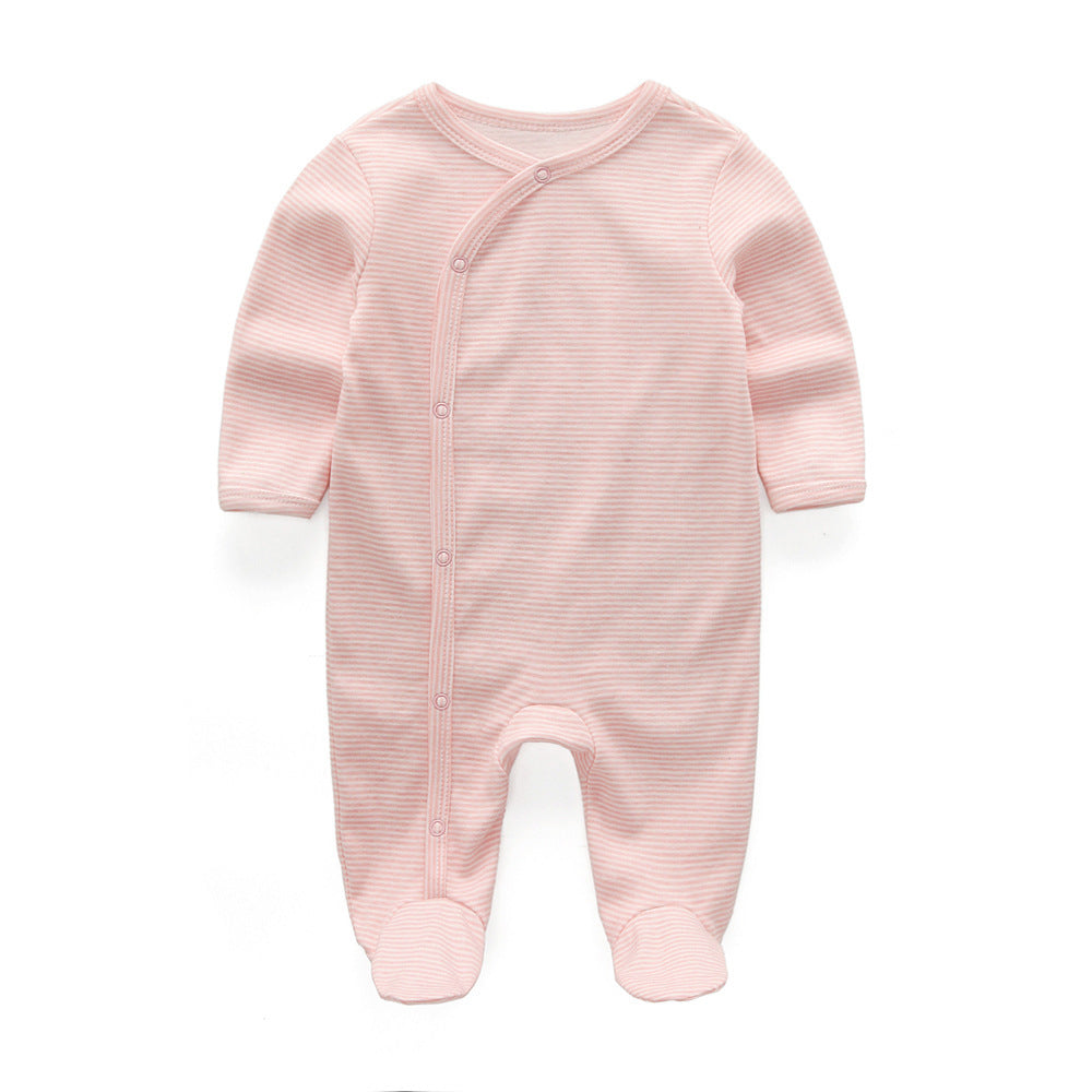 Newborn Baby Clothes Boneless Pair Buckle Onesie