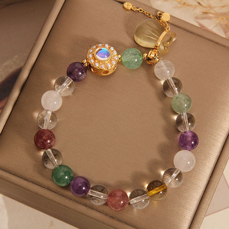 Natural Duobao Crystal Bracelet Special-interest Design