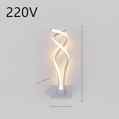 Lampa de perete cu LED -uri nordic lampa noptieră pentru dormitor minimalist