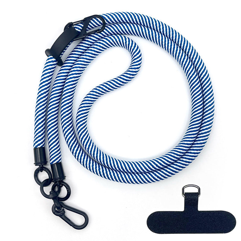 10 mm Climbing Rope Telefon mobil Garnitură Lankard Garnitură reglabilă Crossbody Telefon mobil curea cu Curea de cameră cu curea de cameră anti-pierdere a gâtului