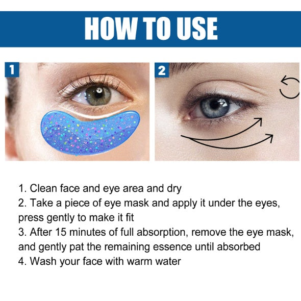 EELHOE Collagen Eye Mask Removes Fine Lines And Dark Circles Hydrating And Firming Lift Crystal Eye Mask