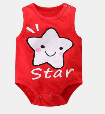 Sleeveless Baby rompers clothes newborn baby clothes