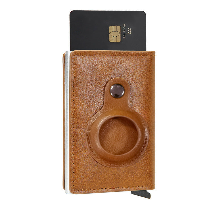 Multifunctional Card Holder Airtag Men's Short Card Holder Wallet Air Tag