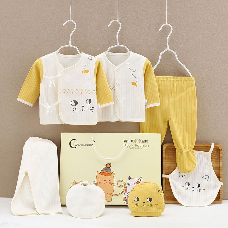 Pure Cotton Baby Clothes Spring And Autumn Summer Children Gift Box Set