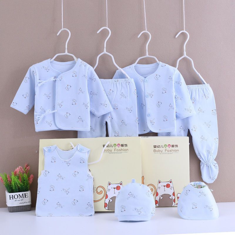 Pure Cotton Baby Clothes Spring And Autumn Summer Children Gift Box Set