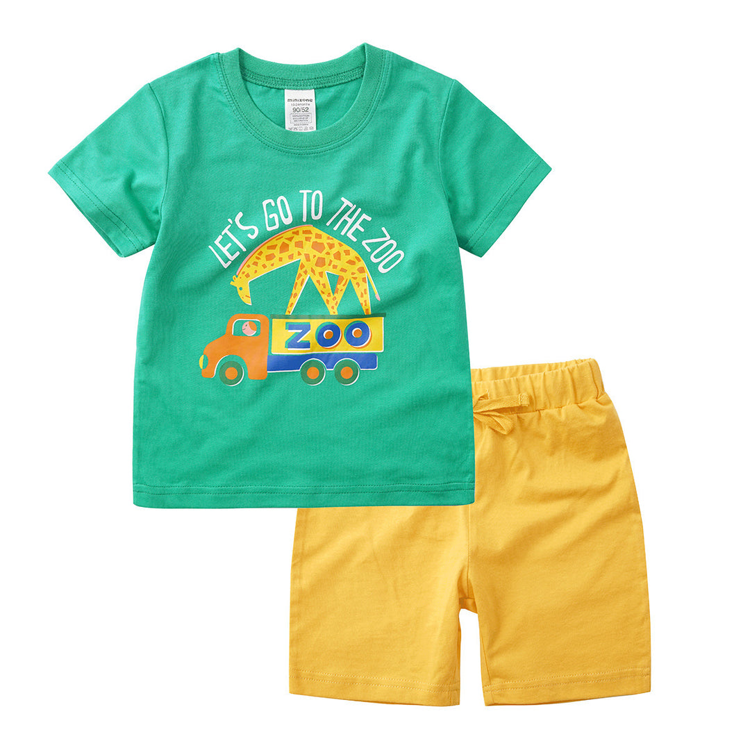 Summer Baby Two-piece Short-sleeved Children's Clothing