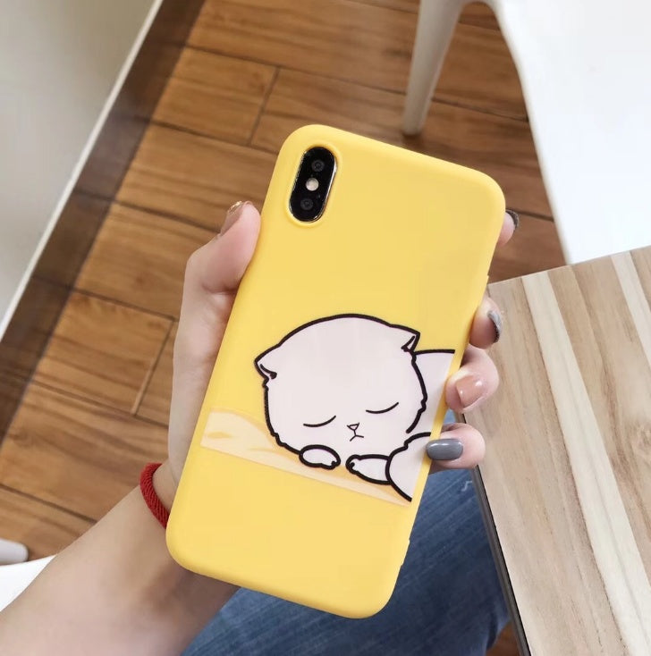 Compatible With Apple, Funny Cartoon Giraffe Phone Case For 7 8 Plus TPU Silicone Back Cover For X XR XS Max 6 6S Plus Soft Cases