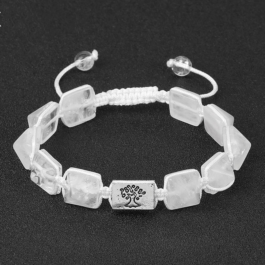 Natural Crystal Hand-woven Women's Bracelet