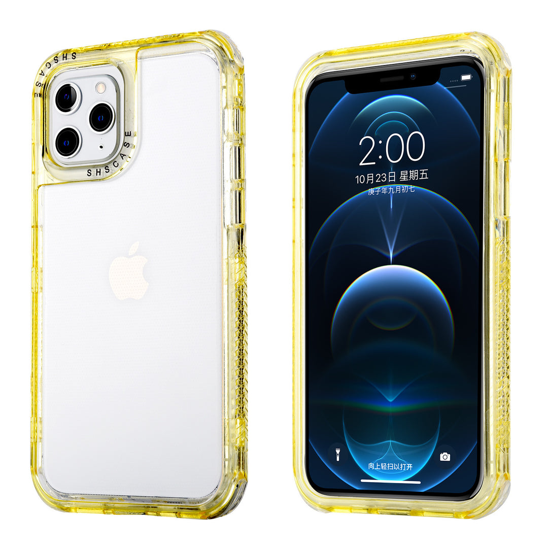 Compatibil cu Apple, noul cadru de gradient este potrivit pentru carcasa telefonică Apple Transparent