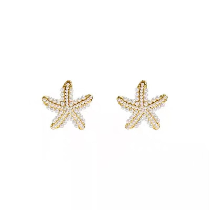 Sea Star Star Ear Studs Cercei delicate feminine