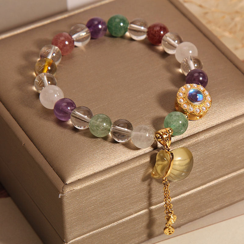 Natural Duobao Crystal Bracelet Special-interest Design