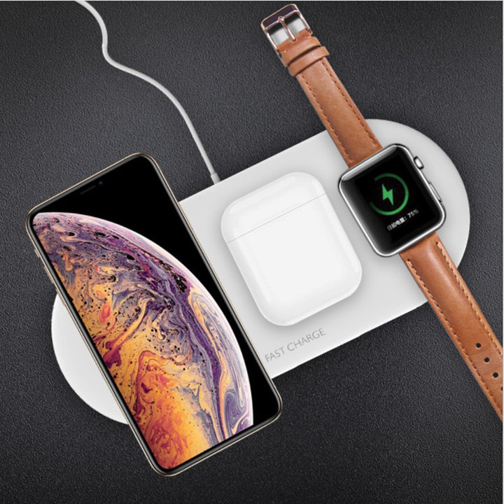 Compatibil cu Apple, telefonul mobil pe desktop Wireless care încărcă trei în unu iwatch încărcător