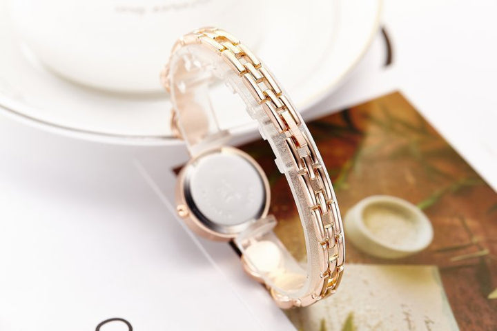 Rhinestone Fashion Women's Watch Quartz Steel Belt