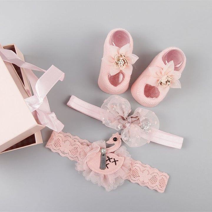 Accesorii pentru păr nou pentru copii Socks and pantofi set set