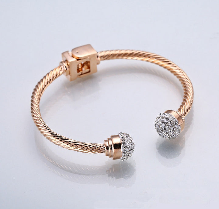 Fashion simple mud drill ball bracelet