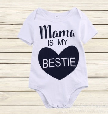 Mama este bestie baby romper