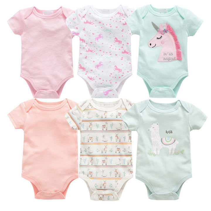 Six sets of newborn clothes