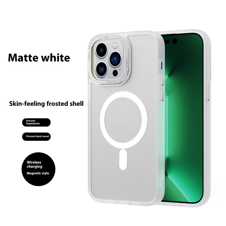 Frosted Skin Feeling Metal Magnetic Protective Case