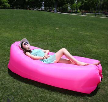 Inflatable Sofa Lazy Bag Camping Air Bed Lounger