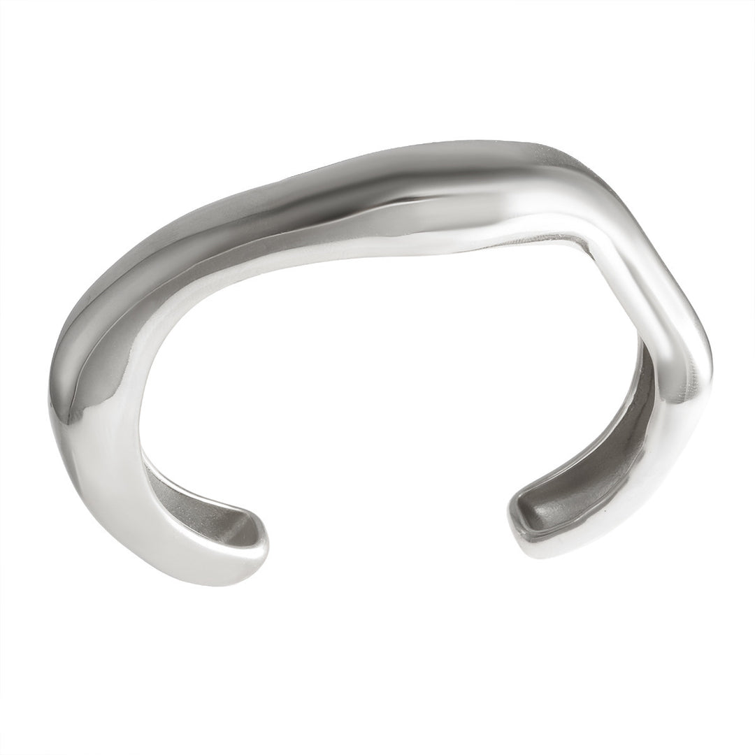 Fashion Women's Simple Glossy Curved C- Shaped Bracelet