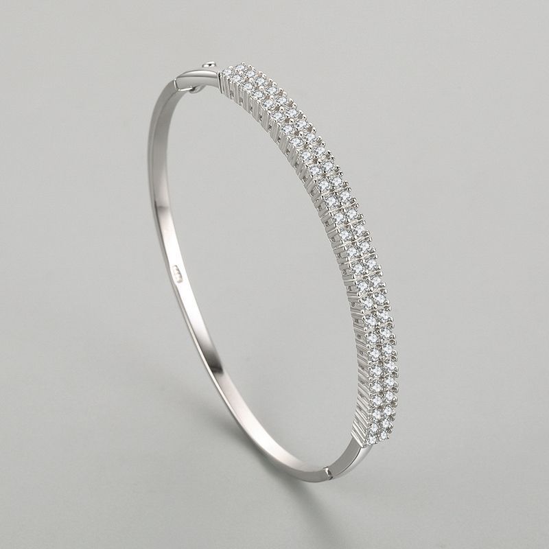 Women's S925 Silver Design Starry Sky Simple Fashion Diamond Bracelet