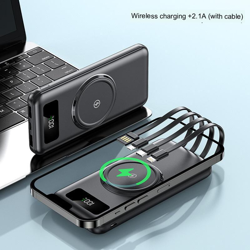 66W Comes With 3 Wires Super Fast Charge 20000mAh Power Bank Large Capacity Mobile Power