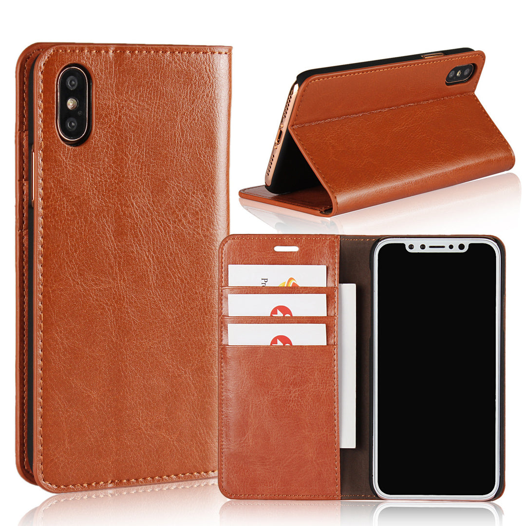 Leather Wallet Flip Cover