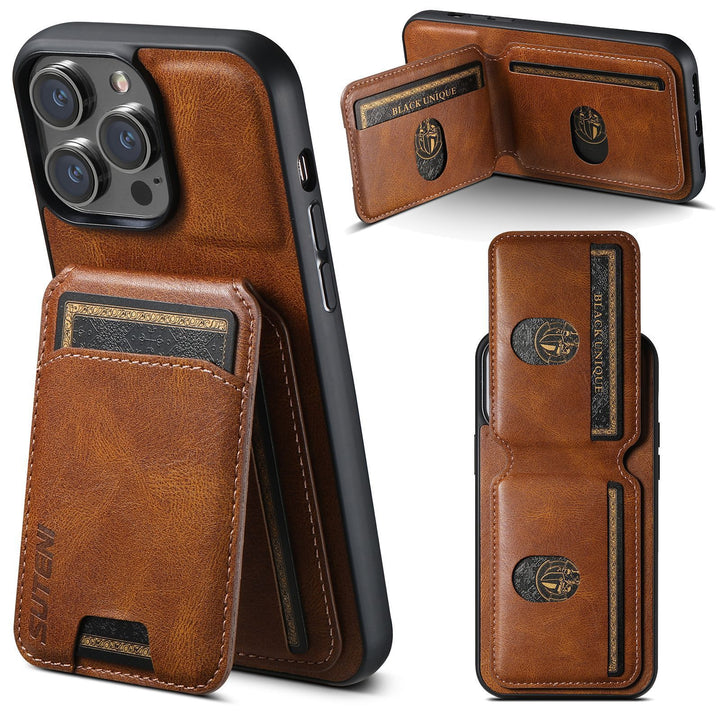 Leather Business Card Phone Case