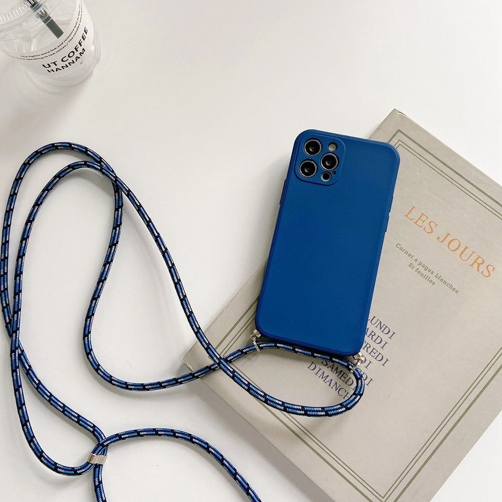 Liquid Silicone Anti Drop Strap Strap Phone Case