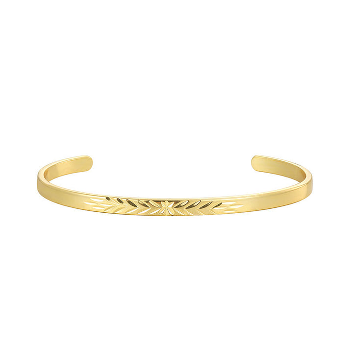 Carven Design Pattern Bracelet Simple Personalized All-match Cold Style